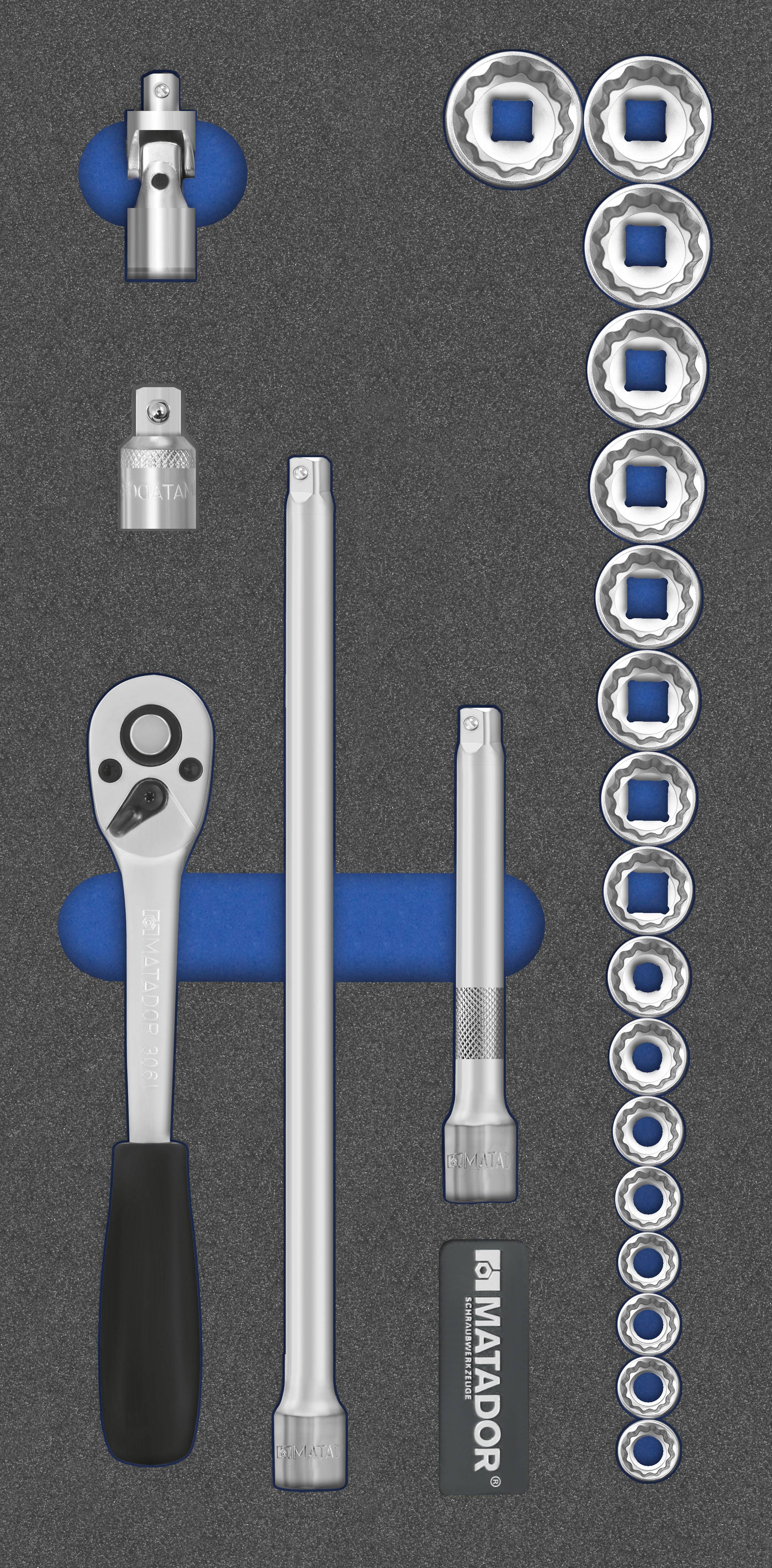 Thumbnail - Matador Schraubwerkzeuge Steckschlüsselsatz 81641303