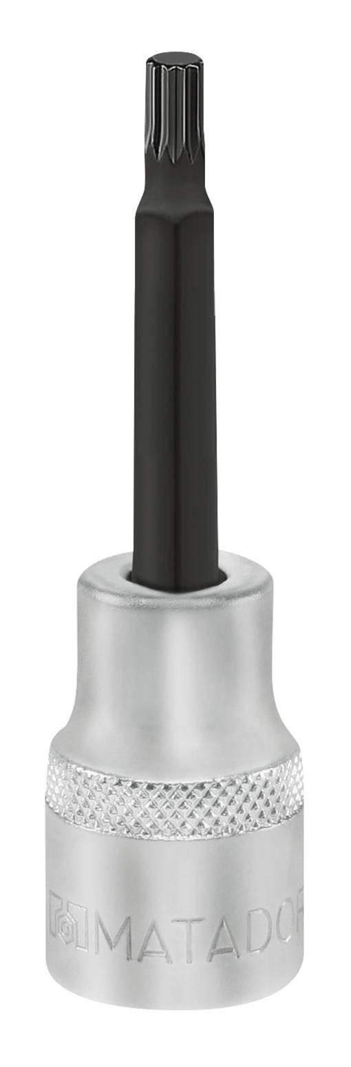 Matador Schraubwerkzeuge 40791080 Außen-Vielzahn (XZN) Steckschlüssel-Bit-Einsatz 8 mm M8 1/2 (12.5 mm)