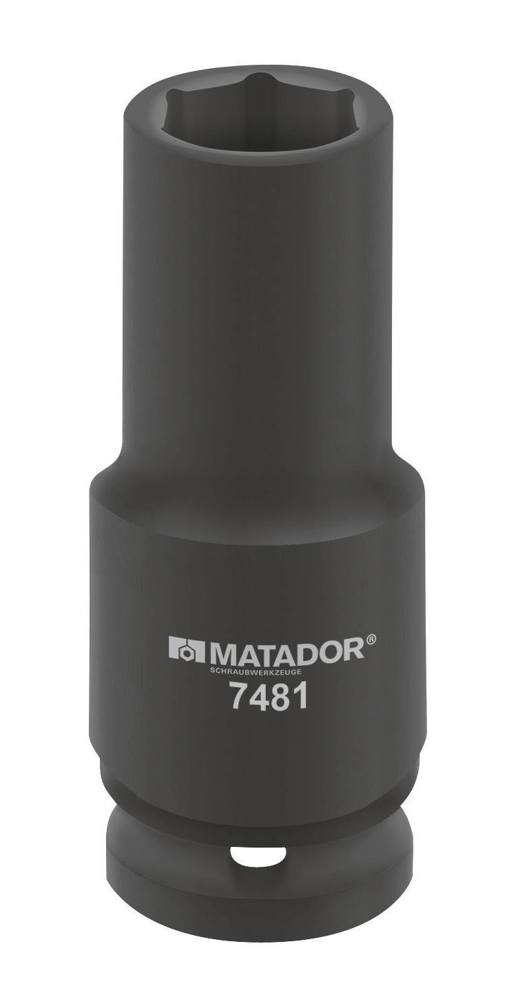 Matador Schraubwerkzeuge 74810190 Außen-Sechskant Schlagschrauber-Steckschlüsseleinsatz 19 mm 1/2 (12.5 mm)