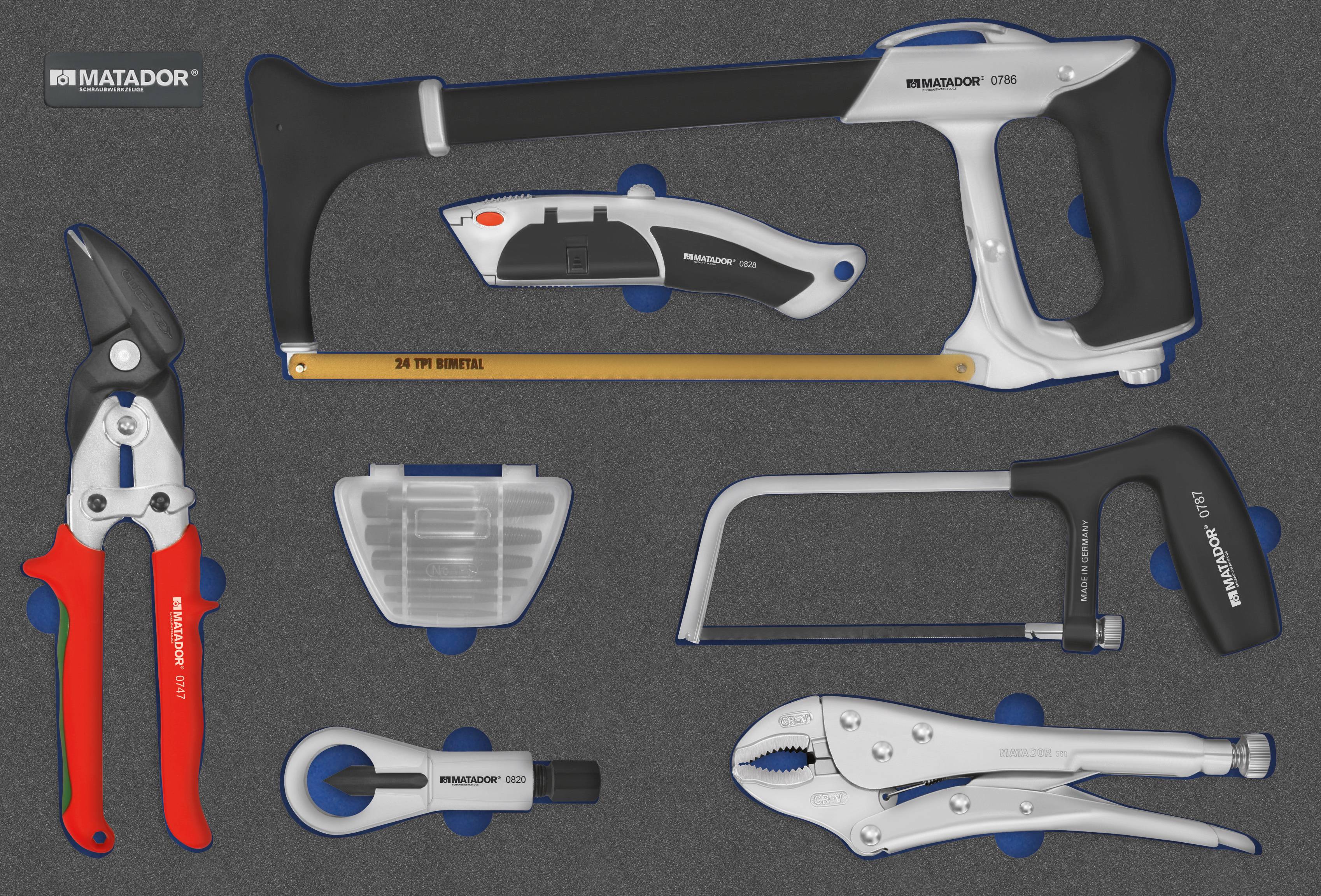 Thumbnail - Matador Schraubwerkzeuge 81641786 Werkzeugset Handwerker 11teilig