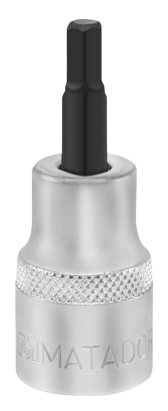 Matador Schraubwerkzeuge 30780040 Innen-Sechskant Steckschlüssel-Bit-Einsatz 4 mm 3/8 (10 mm)
