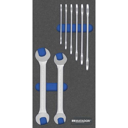 Matador Schraubwerkzeuge 81642100 Doppel-Maulschlüssel-Satz 8teilig Schlüsselweite (Zoll) 1/2 - 25/32