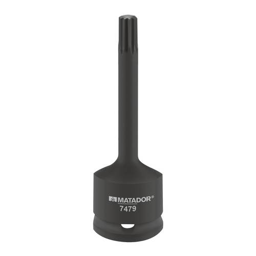Matador Schraubwerkzeuge 74790060 Innen-Vielzahn (XZN) Schlagschrauber-Steckschlüsseleinsatz 6 mm M6 1/2 (12.5 mm)