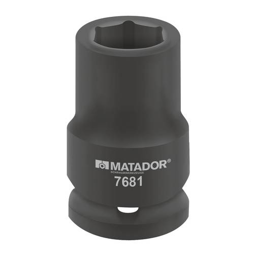 Matador Schraubwerkzeuge 76810220 Außen-Sechskant Schlagschrauber-Steckschlüsseleinsatz 22 mm 1 (25 mm)
