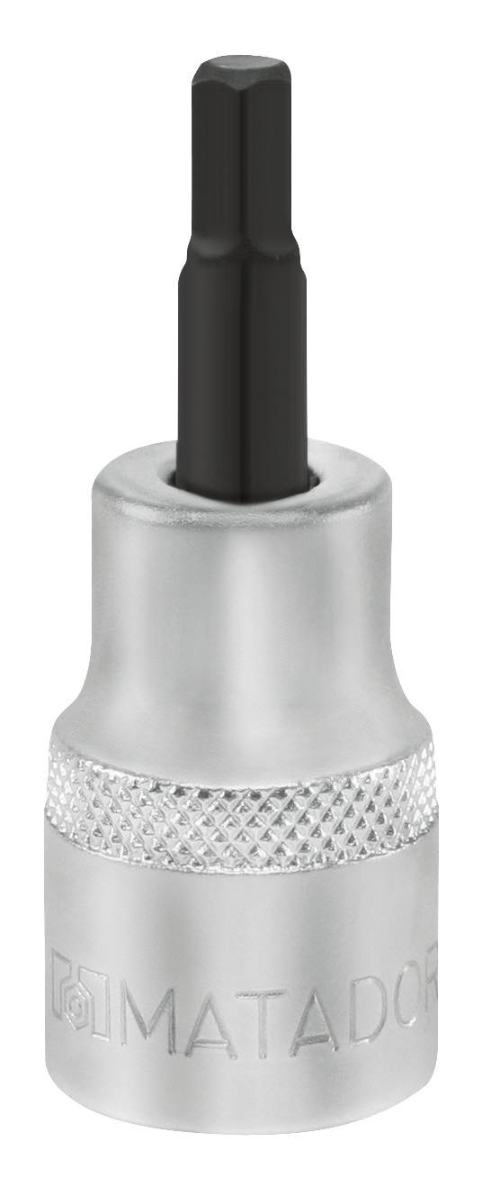 Matador Schraubwerkzeuge 30780060 Innen-Sechskant Steckschlüssel-Bit-Einsatz 6 mm 3/8 (10 mm)