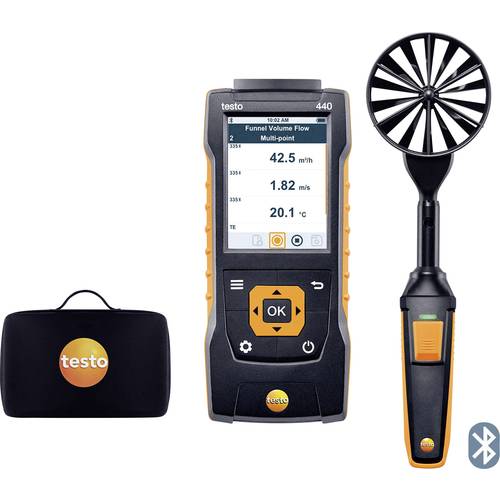 testo 440 Set 100 mm Anemometer kalibriert (ISO)