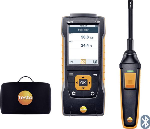testo 440 Set RH Luftfeuchtemessgerät (Hygrometer)  0 % rF 100 % rF