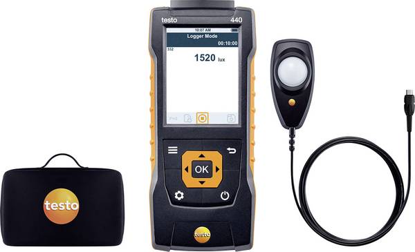testo 0563 4402 440 Lux-Set Luxmeter  0 - 100000 lx