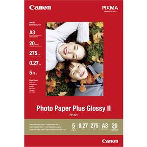Canon Photo Paper Plus Glossy Ii Pp 1 2311b0 Fotopapier Din A3 265 G M Blatt Glanzend Kaufen
