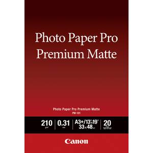 Canon Photo Paper Pro Premium Matte Pm 101 8657b006 Fotopapier Din A3 210 G M Blatt Matt Conrad Electronic Schweiz