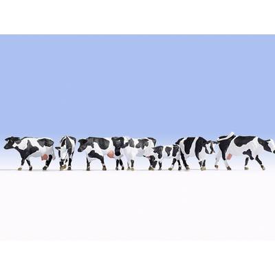 NOCH H0 Kühe schwarz-weiß 15725  Bemalt, Stehend