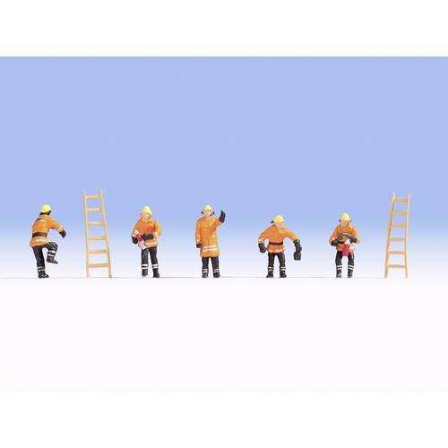 NOCH N Orange Schutzanzüge Bemalt, Stehend