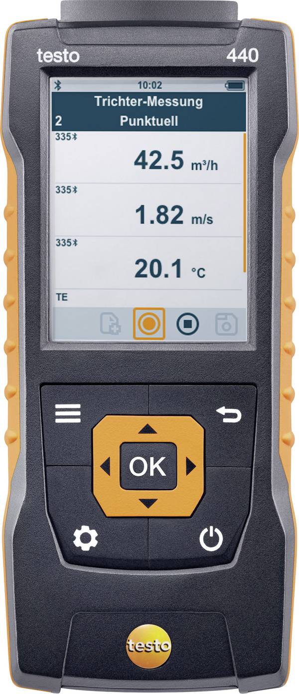 testo 440 Luftfeuchtemessgerät (Hygrometer)  0 % rF 100 % rF