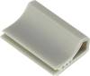 TRU COMPONENTS Befestigungssockel TC-6645724 für Flachbandkabel Hellgrau 100 St.