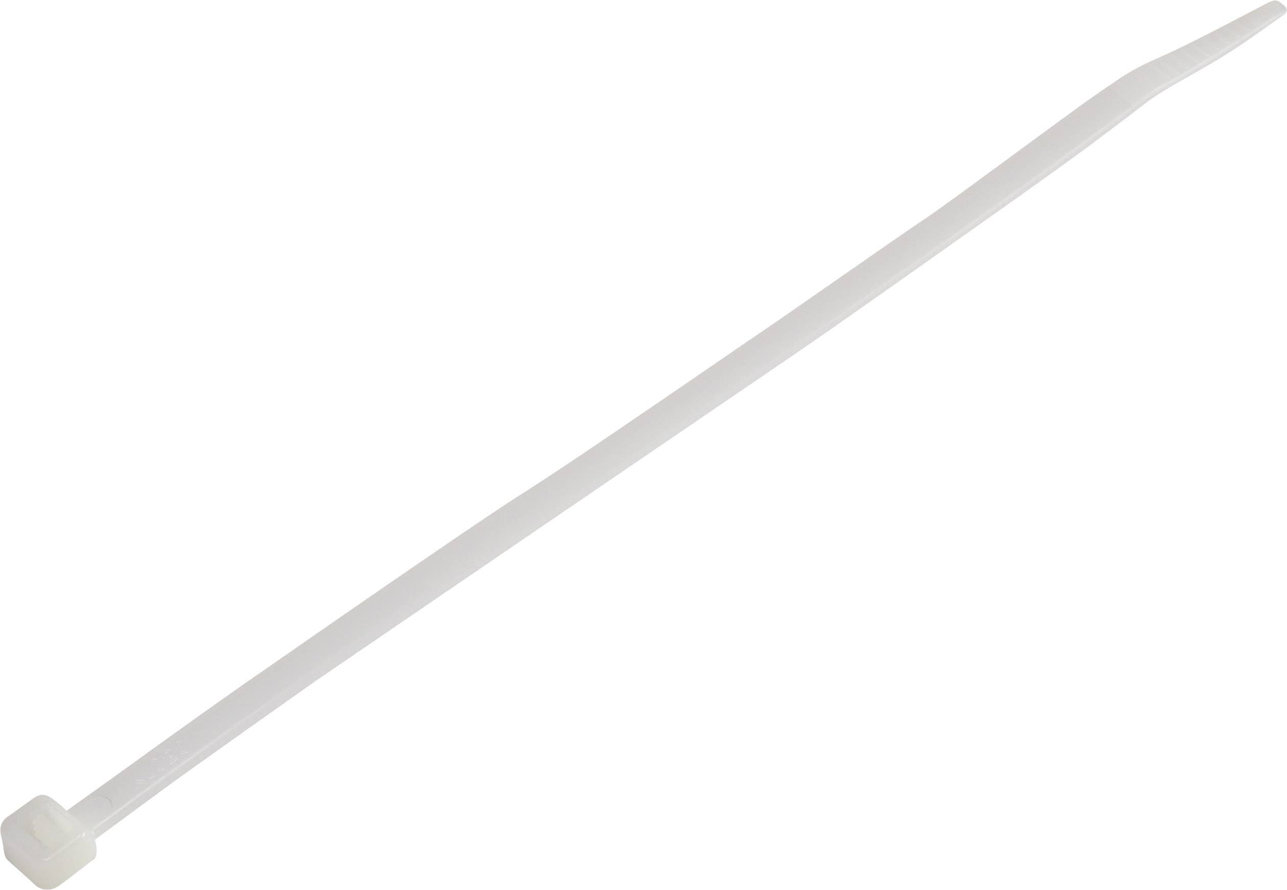 TRU COMPONENTS TC-6645744 Kabelbinder 203 mm 4.60 mm Natur 100 St.