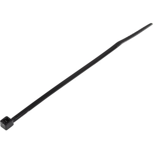 TRU COMPONENTS TC-6645784 Kabelbinder 100 mm 2.50 mm Schwarz Witterungsstabil 100 St.