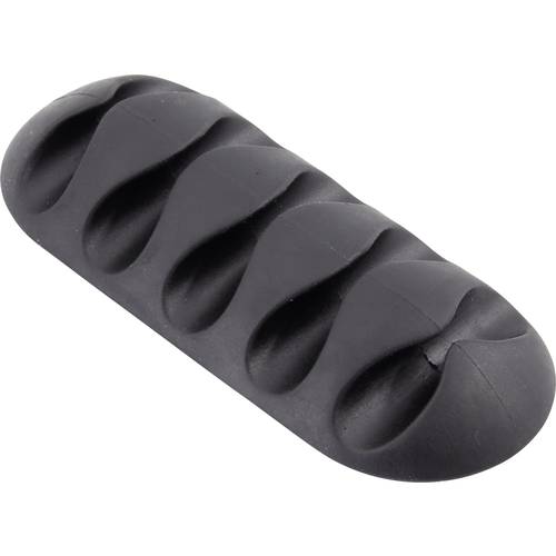 TRU COMPONENTS Kabelhalter selbstklebend TC-6646544 Bündel-Ø-Bereich 8 mm (max) Schwarz 1 St.