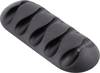 TRU COMPONENTS Kabelhalter selbstklebend TC-6646544 Bündel-Ø-Bereich 8 mm (max) Schwarz 1 St.