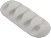 TRU COMPONENTS Kabelhalter selbstklebend TC-6646548 Bündel-Ø-Bereich 8 mm (max) Grau 1 St.
