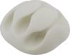 TRU COMPONENTS Kabelhalter selbstklebend TC-6646572 Bündel-Ø-Bereich 8 mm (max) Transparent 1 St.