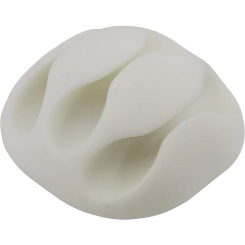 TRU COMPONENTS Kabelhalter selbstklebend TC-6646584 Bündel-Ø-Bereich 8 mm (max) Grau 1 St.