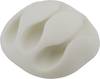 TRU COMPONENTS Kabelhalter selbstklebend TC-6646584 Bündel-Ø-Bereich 8 mm (max) Grau 1 St.