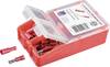 TRU COMPONENTS Quetschverbinder-Sortiment 0.5 mm² 1.5 mm² Rot 140 St. Vollisoliert