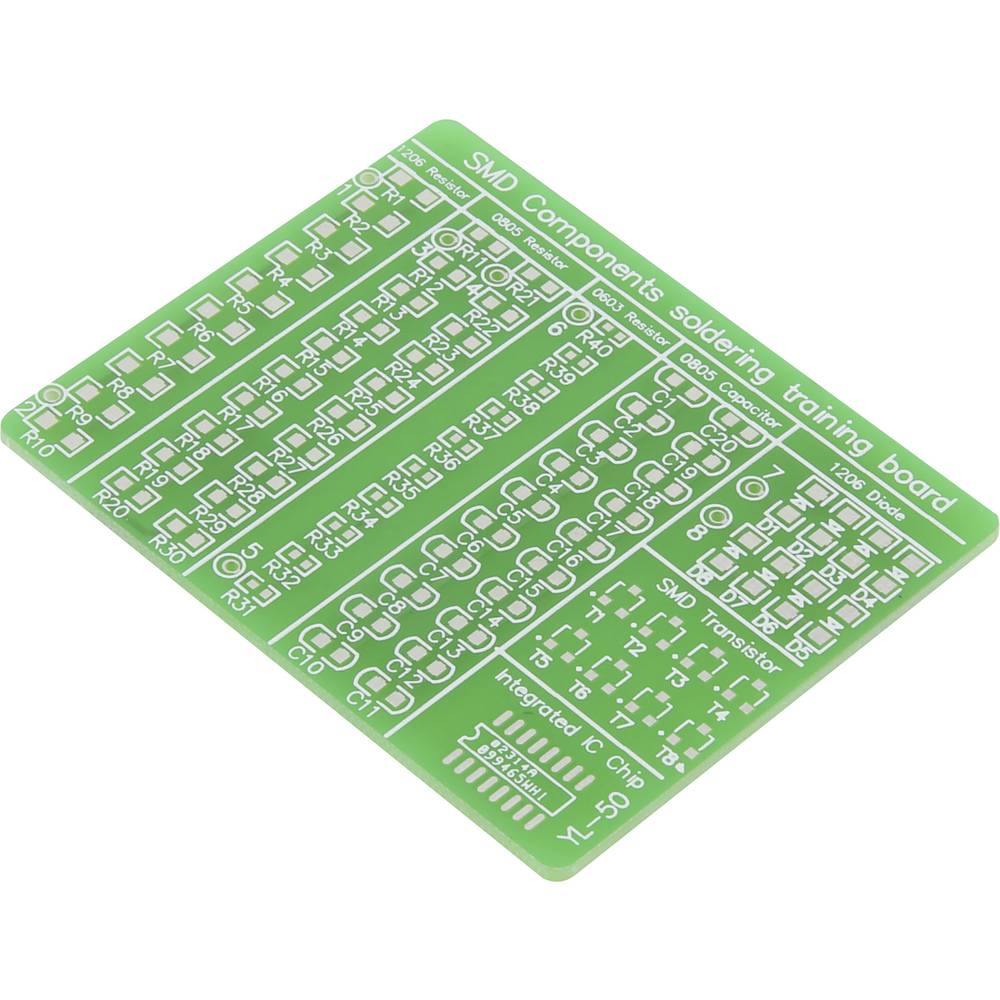 TRU COMPONENTS PCB-SMD665316 Experimenteer printplaat (l x b) 66 mm x 53 mm Inhoud 1 stuks