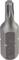 Metallischer Torx-Bit mit der Gravur 'T5'.