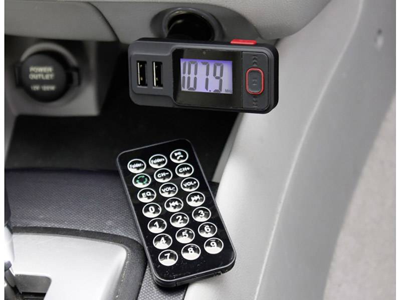 AIV FMT-719 BT-RDS FM Transmitter inkl. Freisprechfunktion, mit Fernbedienung-1