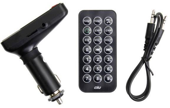 AIV FMT-719 BT-RDS FM Transmitter inkl. Freisprechfunktion, mit Fernbedienung-2