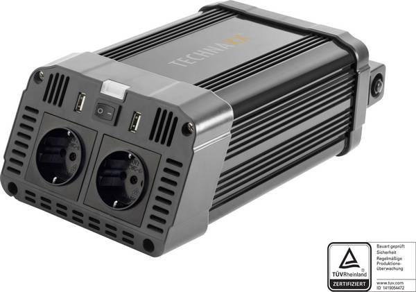 Technaxx Wechselrichter TE16 1200 W 12 V/DC - 230 V/AC