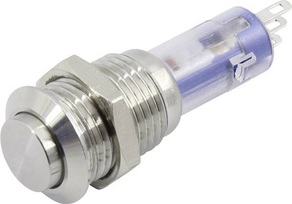 TRU COMPONENTS TC-6647584 LAS4GQH-11Z/S Druckschalter 48 V 2 A 1 x Ein/Aus rastend 1 St.