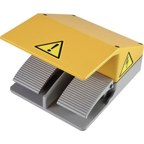 TRU COMPONENTS Fußschalter 220 V/AC, 380 V/AC 10 A 2 Pedale 2 Öffner, 2 Schließer 1 St.