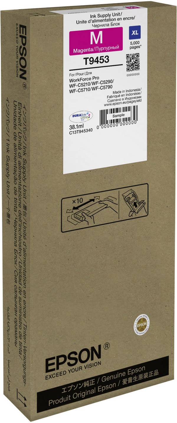 Epson Druckerpatrone T9453 Original  Magenta C 13 T 945340