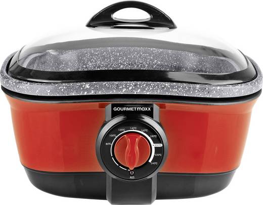 GourmetMaxx Multikocher 1500 W Rot, Granit-Grau (matt) kaufen