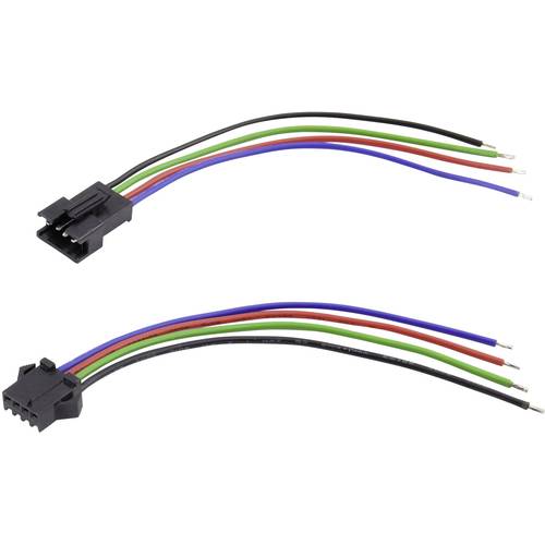 TRU COMPONENTS TC-6649240 Steckbuchse mit Litze Polzahl Gesamt: 4 Rastermaß: 2.50 mm 1 Set