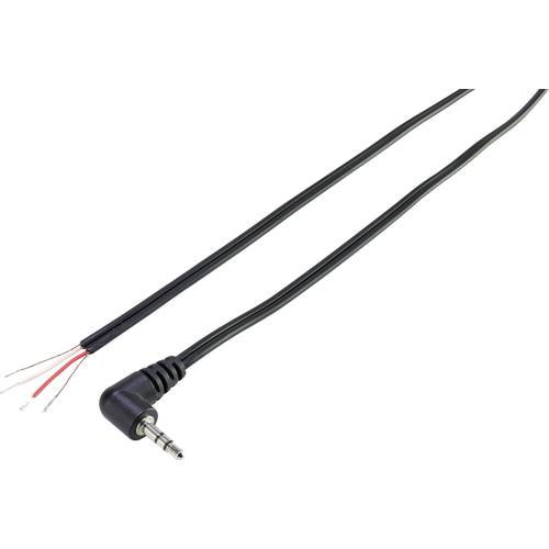 TRU COMPONENTS 93038c443 Klinken-Steckverbinder 3.5 mm Klinkenstecker 3.5 mm - offene Kabelenden Stereo 1 St.