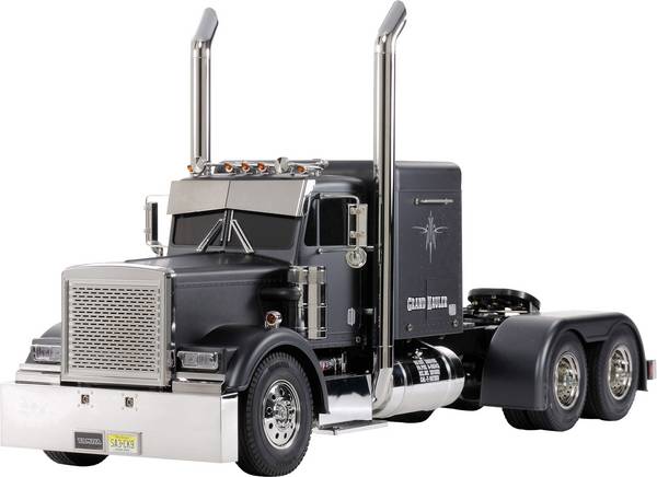 Tamiya 56356 Grand Hauler Matte Black Edition 1:14 Elektro RC Modell-LKW Bausatz Vorlackiert