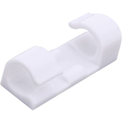 TRU COMPONENTS 93015c305r Kabelhalter selbstklebend TC-6649832 Bündel-Ø-Bereich 4 bis 7 mm Weiß 1 St.