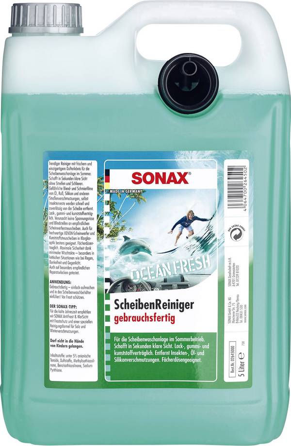 Sonax Ocean Fresh 264500 Scheibenreiniger gebrauchsfertig 5 l