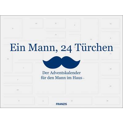 Franzis Verlag Ein Mann, 24 Türchen   Adventskalender