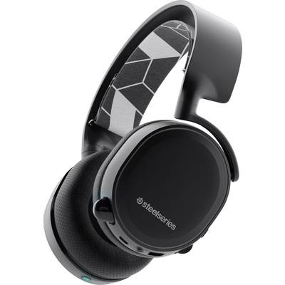 Steelseries Arctis 3 Gaming  Over Ear Headset Bluetooth®, kabelgebunden 7.1 Surround Schwarz  Mikrofon-Stummschaltung, L