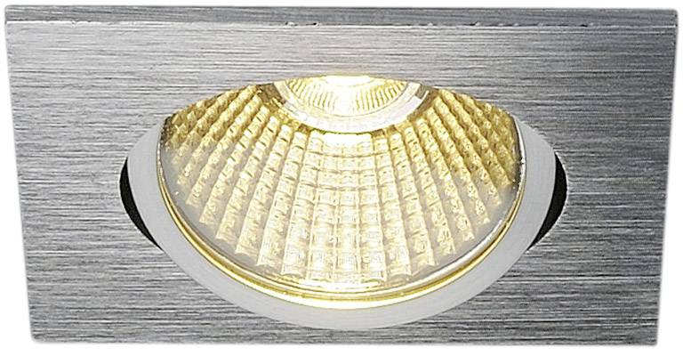 SLV 114396 LED-Einbauleuchte 9 W Warm-Weiß Aluminium (gebürstet)