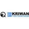 Logo des KRIWAN Testzentrums mit stilisierter Hand und Wellendiagramm.