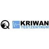 'KRIWAN TESTZENTRUM'-Logo mit grafischem Symbol eines Zahnrads und einer blauen Wellenlinie.