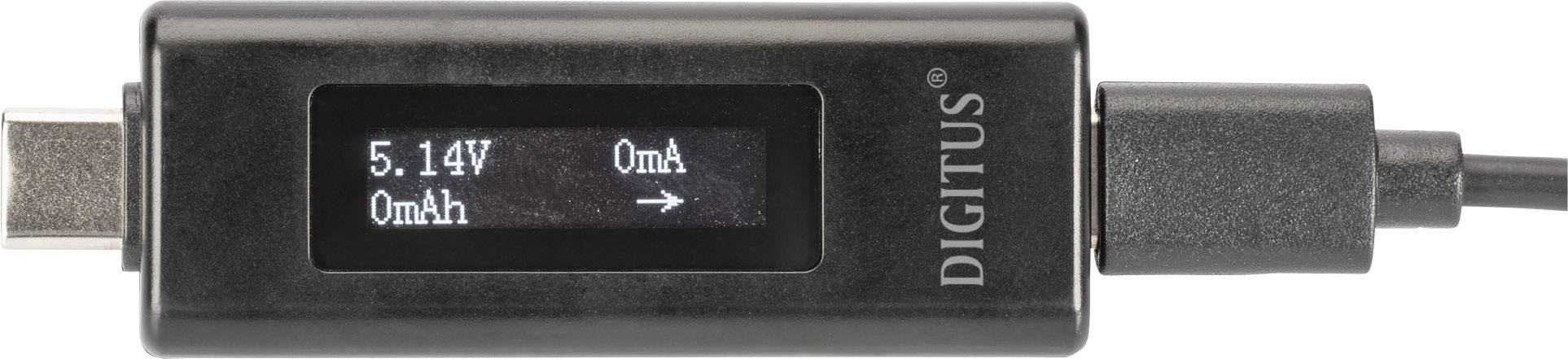 Digitus USB 3.2 Gen 1 (USB 3.0) Adapter [1x USB-C® Stecker - 1x USB-C® Buchse] DA-70612 mit Stromzähler-2