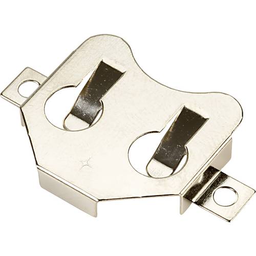 TRU COMPONENTS BC2001 Batterieclip 1x CR 2016, CR 2020, CR 2025, CR 2032 Federkontakt (L x B x H) 30.5 x 22.8 x 3.85 mm