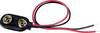 TRU COMPONENTS BS-ER-36-150 Batterieclip 1x 9 V Block Druckknopfanschluss (L x B) 31 mm x 14 mm