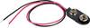 TRU COMPONENTS BS-ER-36-200 Batterieclip 1x 9 V Block Druckknopfanschluss (L x B) 31 mm x 14 mm